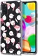 HappyCase Samsung Galaxy A41 Flexibel TPU Hoesje Flamingo print afbeelding 2