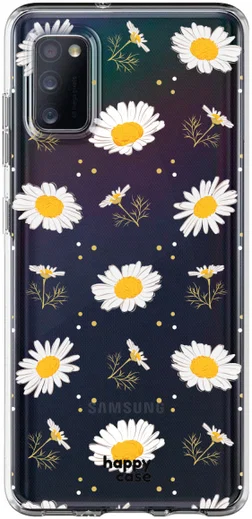 HappyCase Samsung Galaxy A41 Flexibel TPU Hoesje Bloemen print afbeelding 1