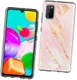 HappyCase Samsung Galaxy A41 Flexibel TPU Hoesje Pink Marmer print afbeelding 8