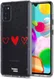 HappyCase Samsung Galaxy A41 Flexibel TPU Hoesje Stip Hartjes print afbeelding 2