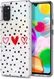 HappyCase Samsung Galaxy A41 Flexibel TPU Hoesje Stip Hartjes print afbeelding 4