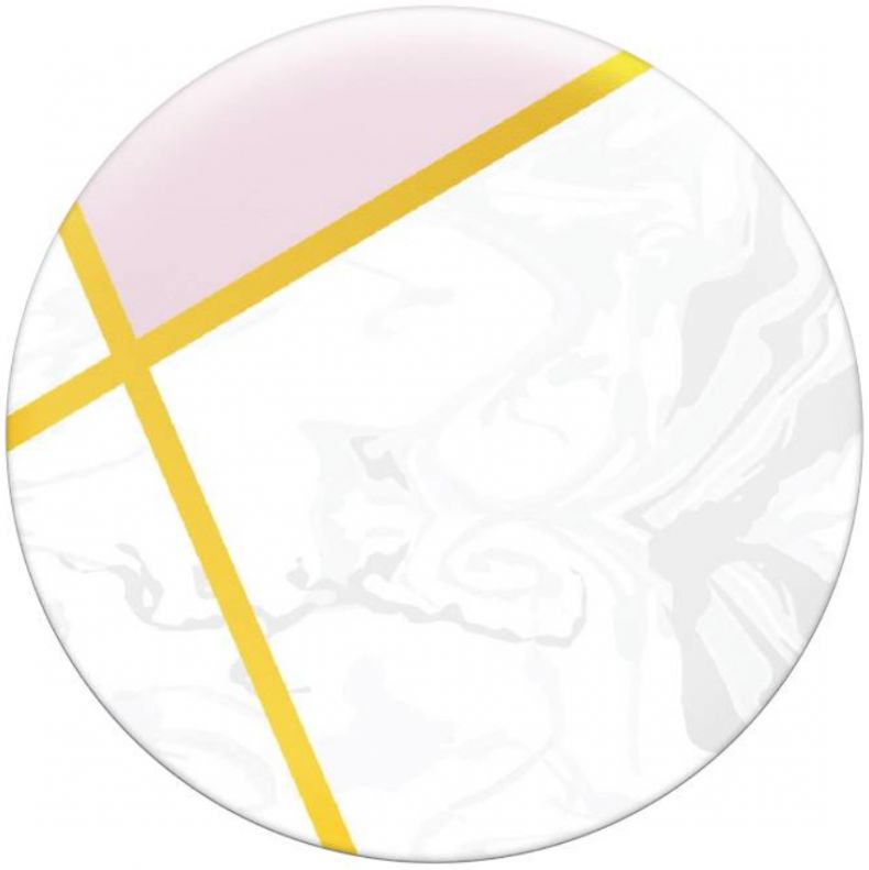 PopSockets X HappyCase PopGrip PopTop Greep en Standaard Roze Marmer afbeelding 4