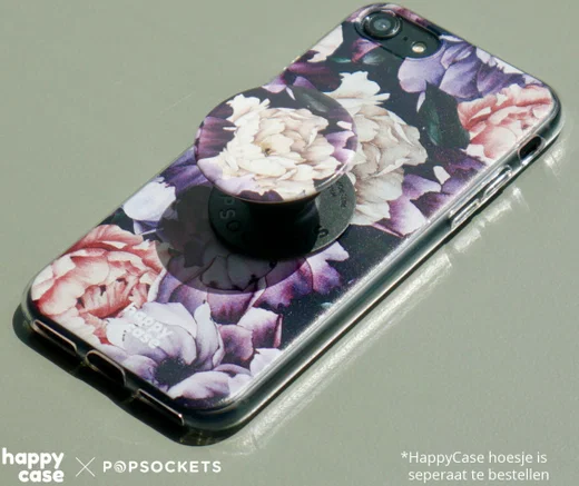 PopSockets X HappyCase PopGrip PopTop Greep en Standaard Flower afbeelding 7