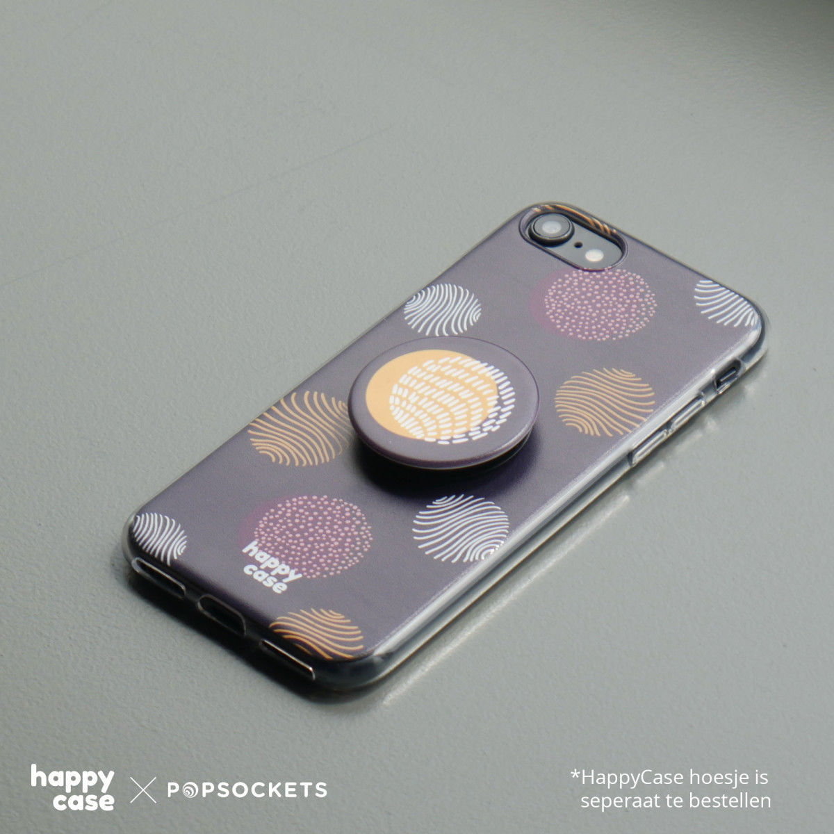 PopSockets X HappyCase PopGrip PopTop Greep en Standaard Cirkels afbeelding 9