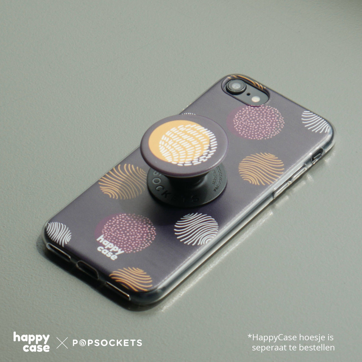 PopSockets X HappyCase PopGrip PopTop Greep en Standaard Cirkels afbeelding 7