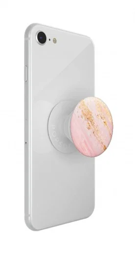 PopSockets X HappyCase PopGrip PopTop Greep en Standaard Pink Marmer afbeelding 10