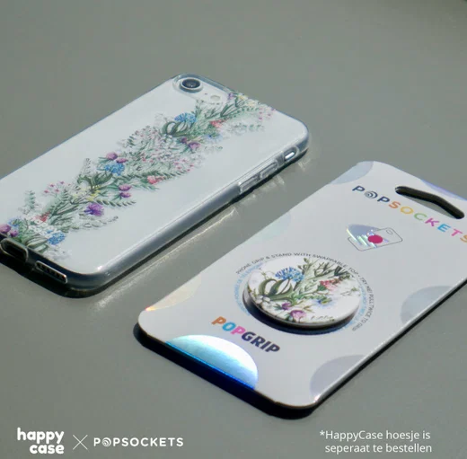 PopSockets X HappyCase PopGrip PopTop Greep en Standaard Floral afbeelding 5