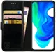 Rosso Element Xiaomi Poco F2 Pro Hoesje Book Cover Zwart afbeelding 1