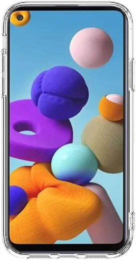 Samsung Galaxy A21S Hoesje Dun TPU Transparant afbeelding 4