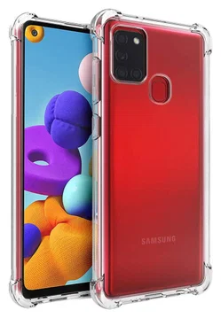 Samsung Galaxy A21S Hoesje Schokbestendig Transparant