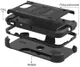 Samsung Galaxy Xcover 4/4S Hybride Kickstand Hoesje Zwart afbeelding 4