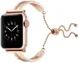 Geschikt voor Apple Watch 41MM Bandje Metalen Armband Roze afbeelding 1