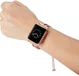Geschikt voor Apple Watch 41MM Bandje Metalen Armband Roze afbeelding 3