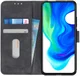 KHAZNEH Xiaomi Poco F2 Pro Hoesje Retro Wallet Book Case Zwart afbeelding 1