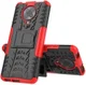 Xiaomi Poco F2 Pro Robuust Hybride Hoesje Rood afbeelding 2