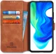 Xiaomi Poco F2 Pro Retro Portemonnee Hoesje Bruin afbeelding 1
