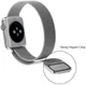 Milanees Apple Watch Bandje - 1-10/SE/Ultra - 49/46/45/44/42MM - Zilver afbeelding 6