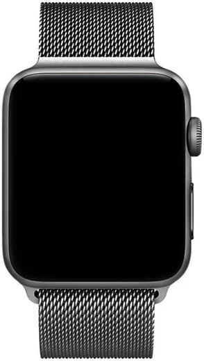 Apple Watch 1-9/SE/Ultra 49/45/44/42MM Bandje Magneetsluiting Grijs afbeelding 2
