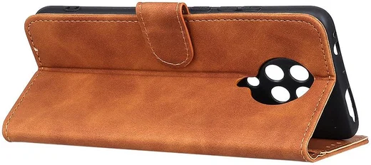 KHAZNEH Xiaomi Poco F2 Pro Hoesje Retro Wallet Book Case Bruin afbeelding 11