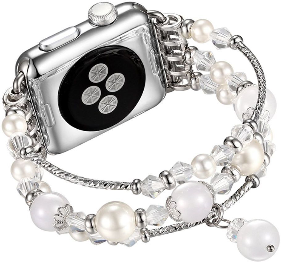 Apple Watch Bandje - 1-9/SE 41MM/40MM/38MM - Kralen en Parel Armband afbeelding 4