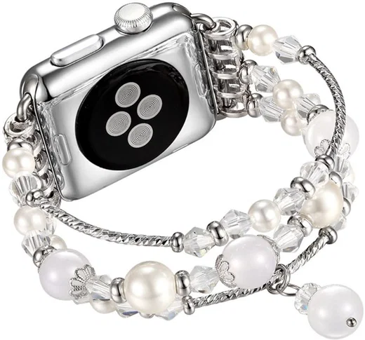 Apple Watch Bandje - 1-9/SE 41MM/40MM/38MM - Kralen en Parel Armband afbeelding 4