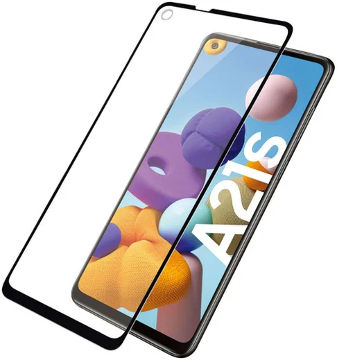 PanzerGlass Samsung Galaxy A21s Screenprotector Case Friendly Zwart afbeelding 5