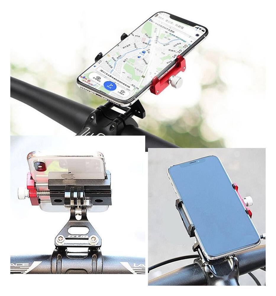 GUB G99 Universele Telefoonhouder Fiets Stuurpen met GoPro Mount Rood afbeelding 5