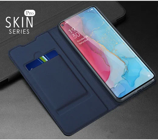Dux Ducis Skin Pro Series Oppo Find X2 Neo Hoesje Portemonnee Zwart afbeelding 15