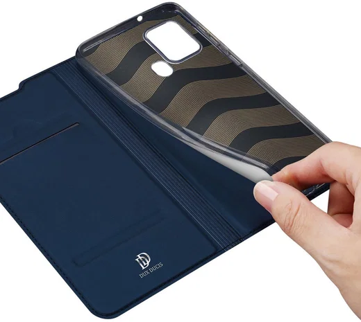 Dux Ducis Skin Pro Series Samsung Galaxy A21s Hoesje Portemonnee Blauw afbeelding 5