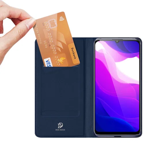 Dux Ducis Skin Pro Series Xiaomi Mi 10 Lite Hoesje Portemonnee Blauw afbeelding 5