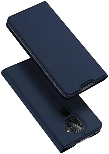 Dux Ducis Skin Pro Series Xiaomi Redmi Note 9 Hoesje Portemonnee Blauw afbeelding 1