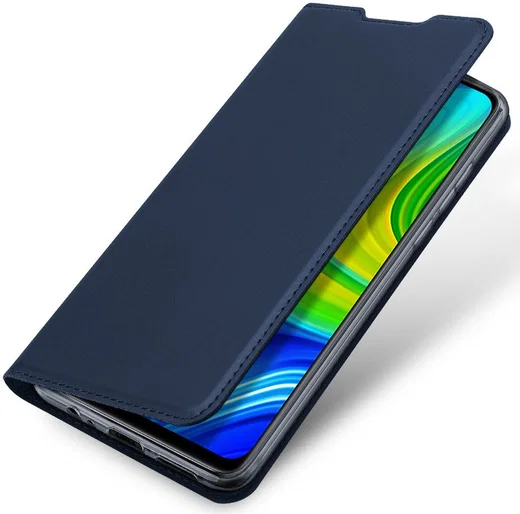 Dux Ducis Skin Pro Series Xiaomi Redmi Note 9 Hoesje Portemonnee Blauw afbeelding 5