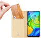 Dux Ducis Skin Pro Series Xiaomi Redmi Note 9 Hoesje Portemonnee Goud afbeelding 2