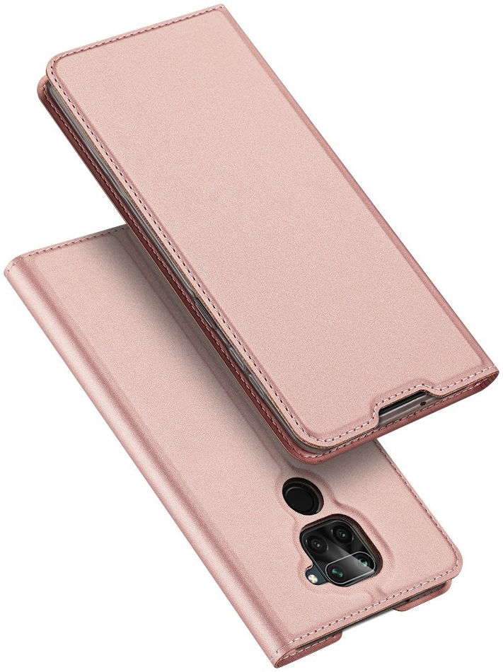 Dux Ducis Skin Pro Series Xiaomi Redmi Note 9 Hoesje Portemonnee Roze afbeelding 1