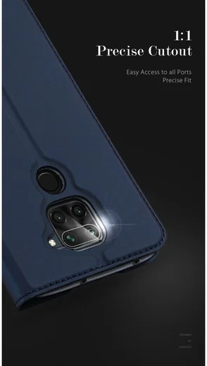 Dux Ducis Skin Pro Series Xiaomi Redmi Note 9 Hoesje Portemonnee Roze afbeelding 19