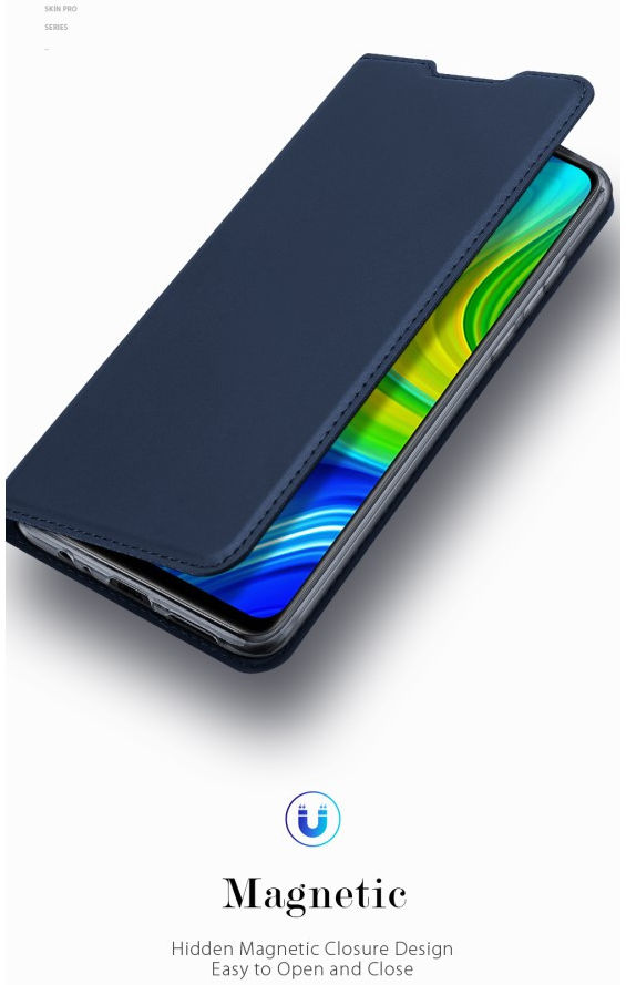 Dux Ducis Skin Pro Series Xiaomi Redmi Note 9 Hoesje Portemonnee Roze afbeelding 20