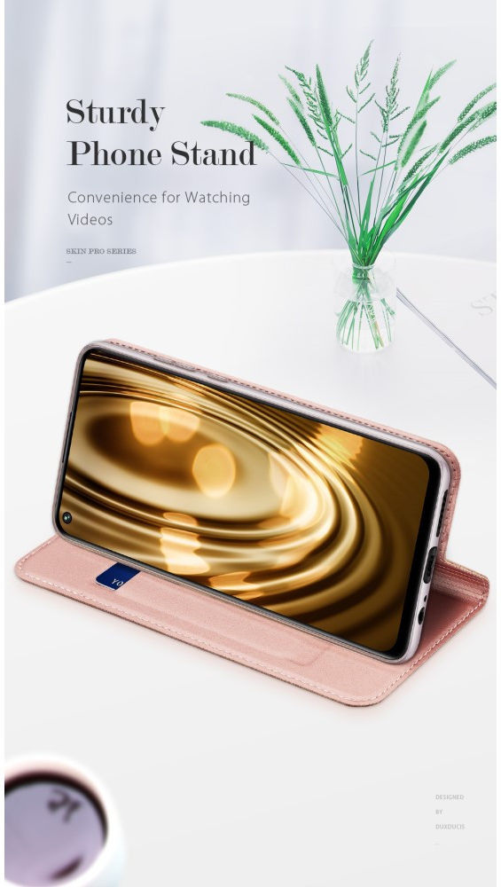 Dux Ducis Skin Pro Series Xiaomi Redmi Note 9 Hoesje Portemonnee Roze afbeelding 22