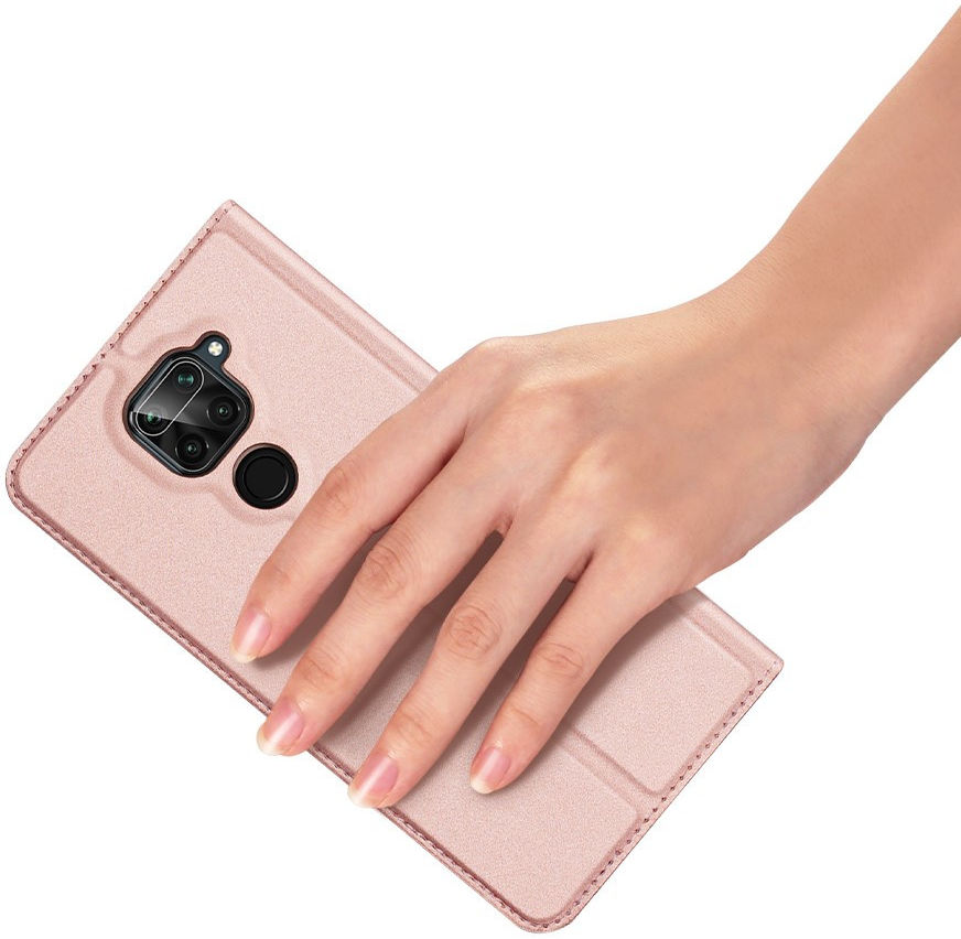 Dux Ducis Skin Pro Series Xiaomi Redmi Note 9 Hoesje Portemonnee Roze afbeelding 7