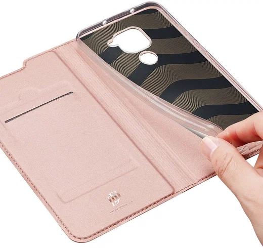 Dux Ducis Skin Pro Series Xiaomi Redmi Note 9 Hoesje Portemonnee Roze afbeelding 8