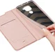 Dux Ducis Skin Pro Series Xiaomi Redmi Note 9 Hoesje Portemonnee Roze afbeelding 8