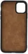 Minim 2-in-1 Apple iPhone 11 Hoesje Book Case en Back Cover Leer Bruin afbeelding 3