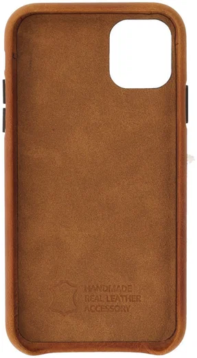 Minim Apple iPhone 11 Hoesje Back Cover Hoesje Cognac afbeelding 4