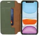 Minim Apple iPhone 11 Hoesje Echt Leer Book Case Groen afbeelding 1