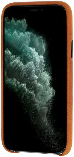 Minim Apple iPhone 11 Pro Hoesje Back Cover Hoesje Cognac afbeelding 3