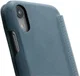 Minim Apple iPhone XR Hoesje Echt Leer Book Case Blauw afbeelding 2