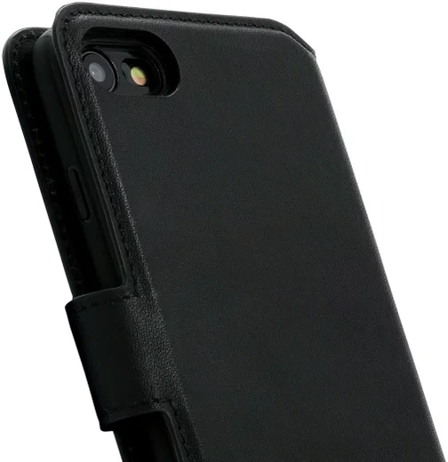 Minim 2-in-1 iPhone SE 2020/2022/8/7 Hoesje Bookcase & Backcover Zwart afbeelding 2