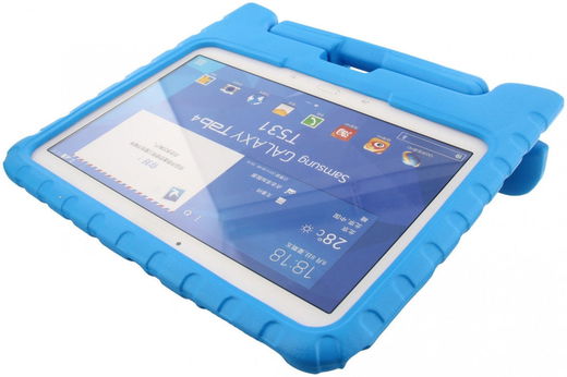 Samsung Galaxy Tab 4 (10.1) Kinderen Tablethoes met Handvat Blauw afbeelding 2