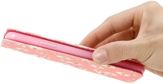 iPhone 7 / 8 / SE (2020/2022) Hoesje Portemonnee Hoesje Bloemen Roze afbeelding 12