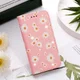 iPhone 7 / 8 / SE (2020/2022) Hoesje Portemonnee Hoesje Bloemen Roze afbeelding 5
