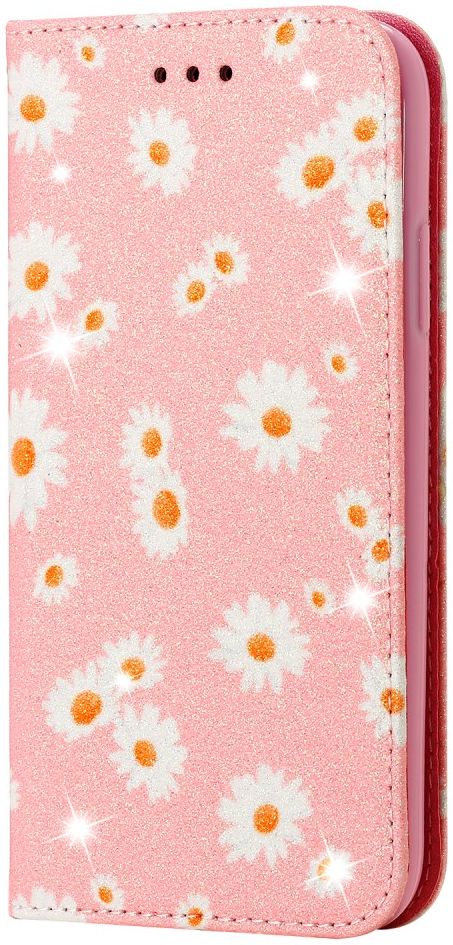 iPhone 7 / 8 / SE (2020/2022) Hoesje Portemonnee Hoesje Bloemen Roze afbeelding 8